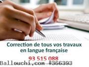 Correction en langue française