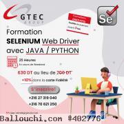 Formation test automation webDriver selenium