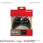 manette microsoft filaire noire pour pc et xbox 360