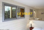 MENUISERIE EN ALUMINIUM  BAIE VITREE COULISSANTE  ALU FIXE COULISSANT