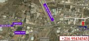 Terrain commercial immatriculé 457m2 à 2500DT/m² Hammam Sousse GP1