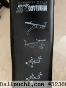 Banc abdo/plat musculation + 2 haltères