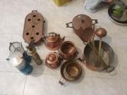 Divers outils cuisine en cuivre