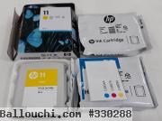 Vente cartocue HP 11 Jaune originale