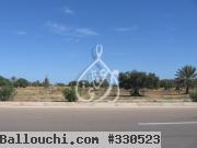 terrain sur la rue principale sidi hammed manaret hammamet