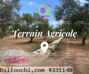 un Terrain d'une superficie = 2000 m²  situé à  Foukaia  Chott mariem 