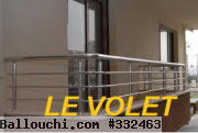 RAMPE D'ESCALIER  ET  GARDE CORPS