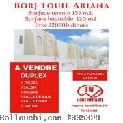 Duplex Borj touil 3M643