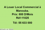 Local Commercial à Manouba