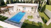MODÈLE DE PLAN AVEC 2 CHAMBRES ET PISCINE PRIVÉE - RÉF P554