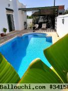 Pour la location estivale, une #villa de luxe meublée en S+3 avec piscine