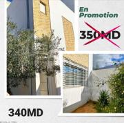 à vendre une Belle maison sur 2 niveaux à HAMMAMET SUD 51333131