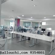 Très beau bureau 1170 m² en open space au lac 2