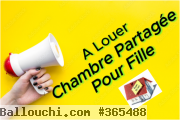 Chambre Partagée pour Étudiante