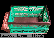 Caisse plastique pliable - agricole ou autres