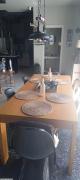 Table + canape d'angle + canape