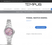 Montres Fossil importés