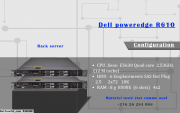 Liquidation 2 serveur Dell poweredge R610