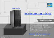 Serveur tour HP PROLIANT ML 350 G9