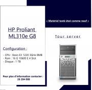 HP proliant  ML 310 e   G8