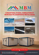 charpente métallique et cabine modulaire