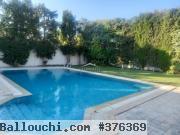 Villa s+5 plain pied avec piscine à la Soukra MVL1295