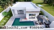 PROJET DE VILLA AVEC PISCINE À HOUMT SOUK DJERBA- RÉF P624