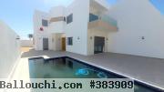 VILLA NEUVE À VENDRE AVEC PISCINE À HOUMT SOUK DJERBA-REF V 629
