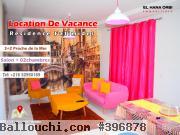 a louer rz fatimide appartement s+2 vue sur mer en plein zone touristique mahdia