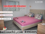 location de vacance s+2 neuf avec parking proche de la plage