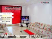 location Scolaire appartement s+2 proche de la plage mahdia