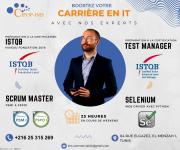 Offre formation reconversion test logiciel, PMP, agile Scrum