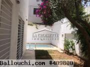 Duplex s+3 avec jardin et piscine à La Marsa ZDL0242