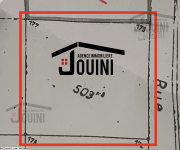 Terrain de 503 m² à Borj Louzir