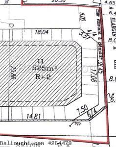Terrain de 525 m² à vocation immeuble Route de Gremda Sfax