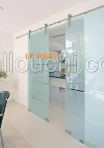 PORTE TOTALEMENT VITRÉE LE VOLET