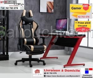 Chaise gamer tunisie livraison sur toute la tunisie