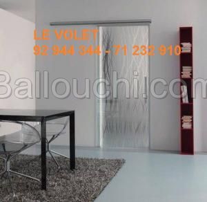 PORTE TOTALEMENT VITRÉE SUR MESURE