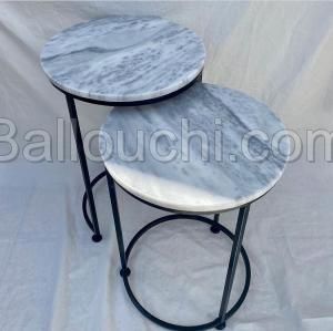 TABLES DE COIN EN MARBRE