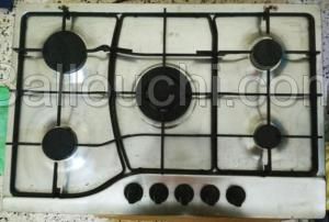 Plaque de gaz en inox véritable importé de France