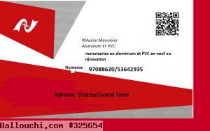 Menuisier aluminium & PVC