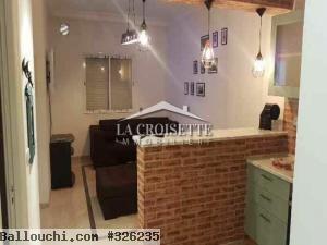 Un appartement en s+1 meublé à la Soukra réf Zal1161