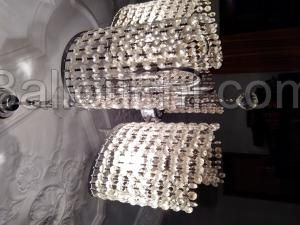 2 lustres en crista (l 5 lampes)