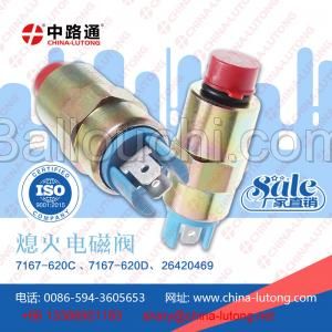 Electrovanne arret moteur pompe cav 720D Électrovanne de pompe à injection