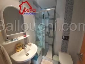 hammamet nord ,AFH2, Un appartement s+1 meublé avec deux piscine et avec place parking à 160 Mdt