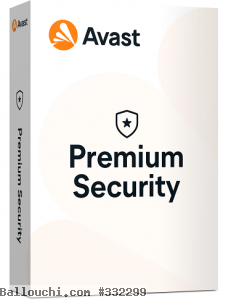 avast premium security 1 PC 1 AN à 26 DT