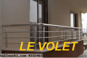 RAMPE D'ESCALIER ET GARDE CORPS