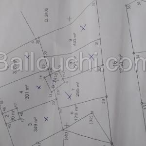 Terrain de 301 m² a 102 MDT