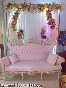 Fauteuils et decor de mariage