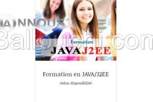 Formation en JAVA/J2EE